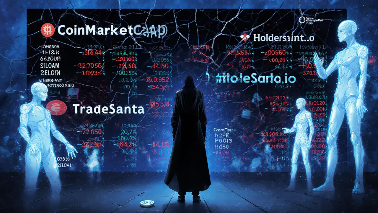 A person facing a glitching screen showing conflicting ECHO price data