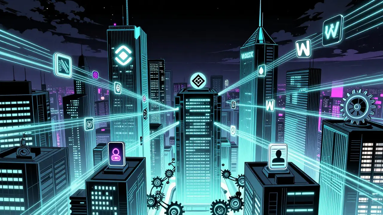 Manga visualization of crypto exchanges reporting data to government servers