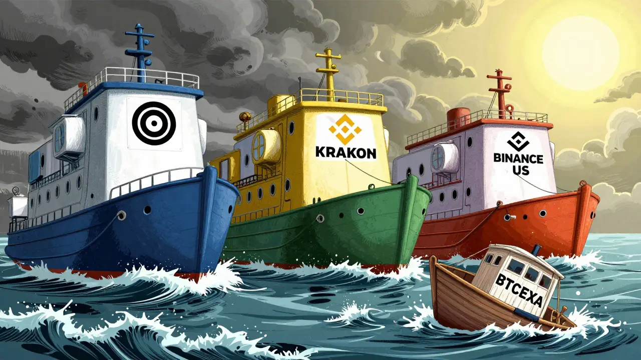 Safe ships versus sinking boat in stormy crypto market waters
