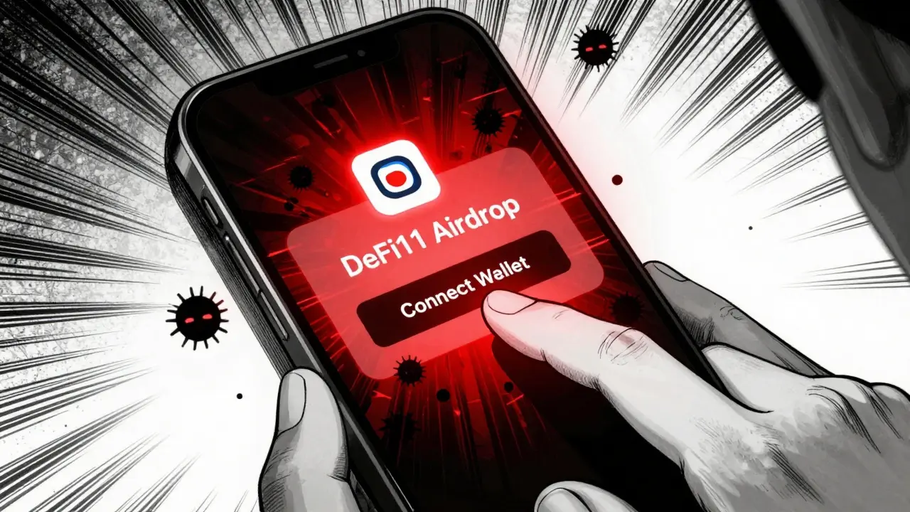 DeFi11 (D11) Airdrop Scam Alert: Truth About the CoinMarketCap Claim