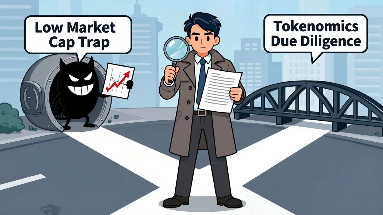 Investor choosing due diligence path over low market cap trap in manga