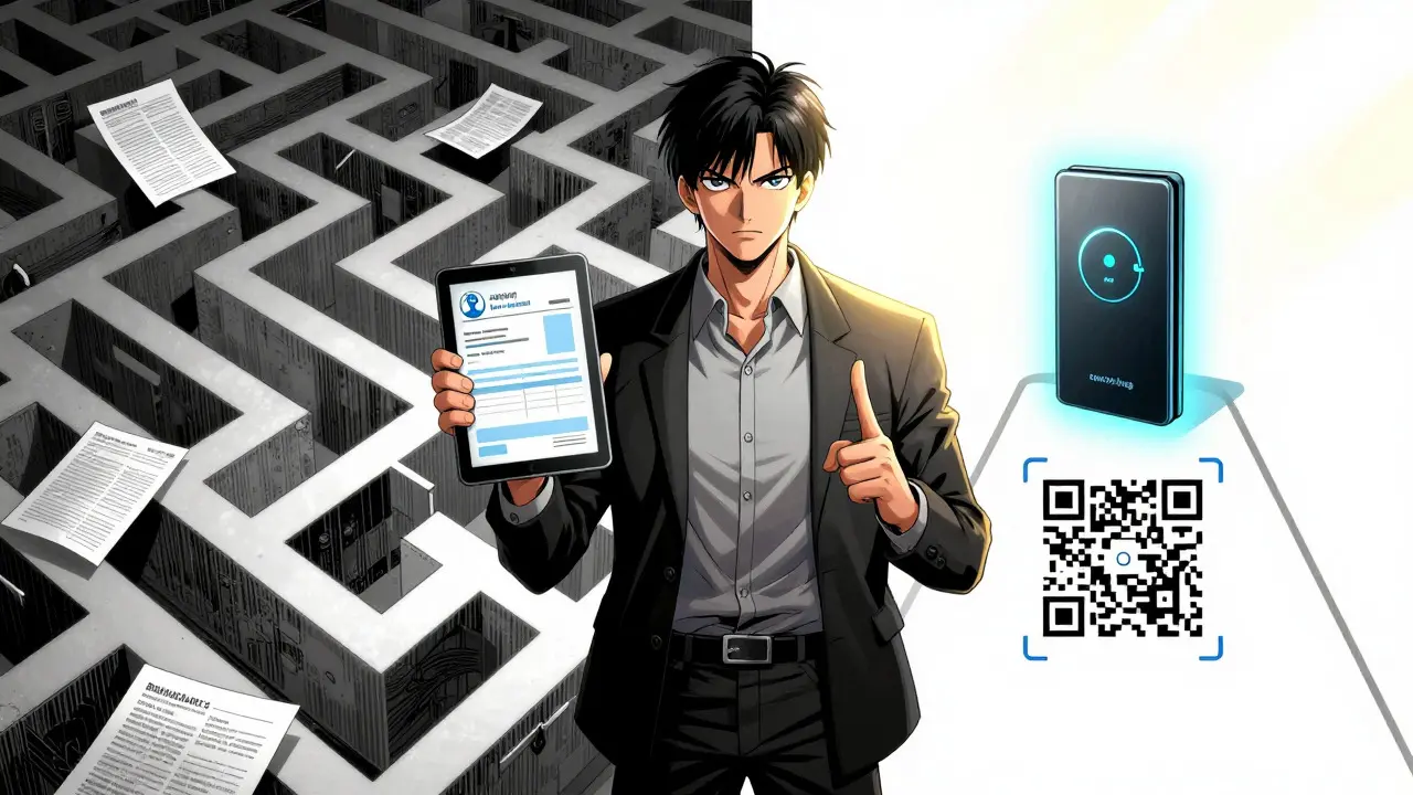 Freelancer choosing crypto over traditional banking