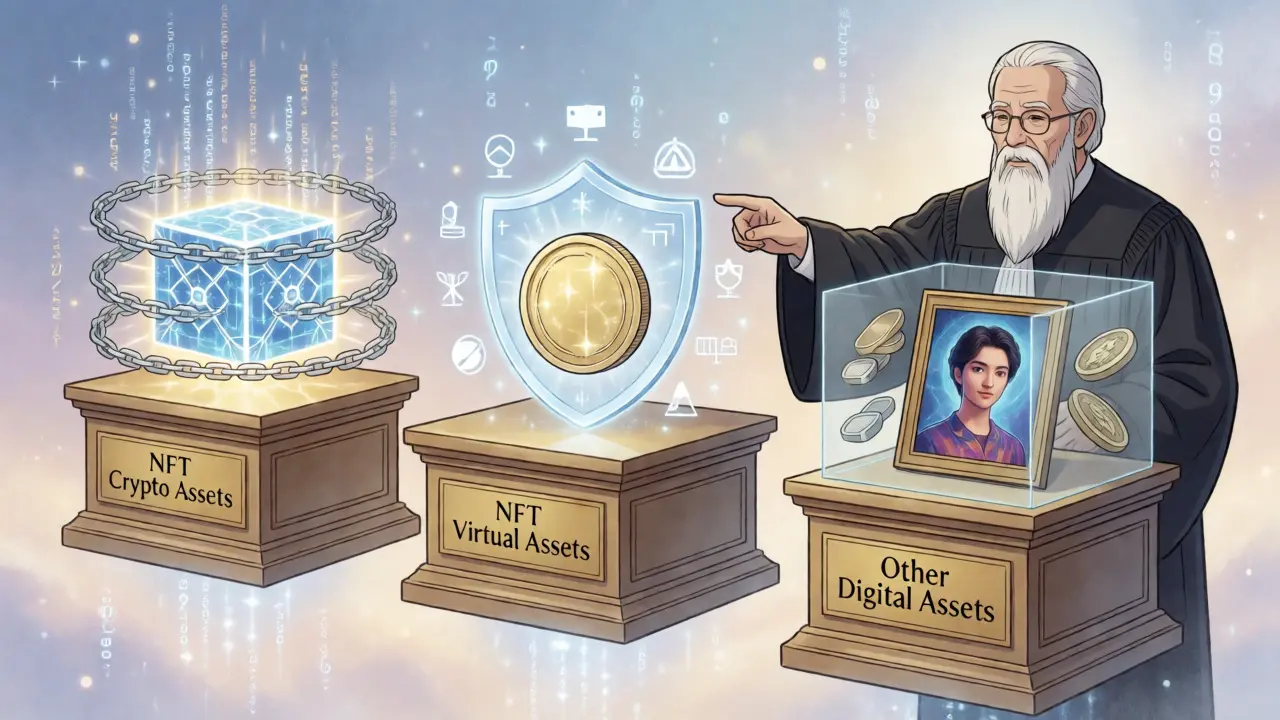 Visual separation of crypto, virtual, and other digital assets under new Vietnamese laws.